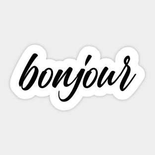 Bonjour Sticker